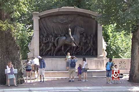 re-introducing col. shaw and his men (chronicle wcvb5)